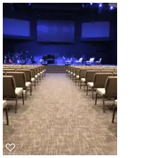Shoal Creek Baptist Church Flooring Renovation 1 carpeted sanctuary floor at Shoal Creek baptist church