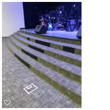 Shoal Creek Baptist Church Flooring Renovation 2 Carpeted stairs leading up to the sanctuary stage